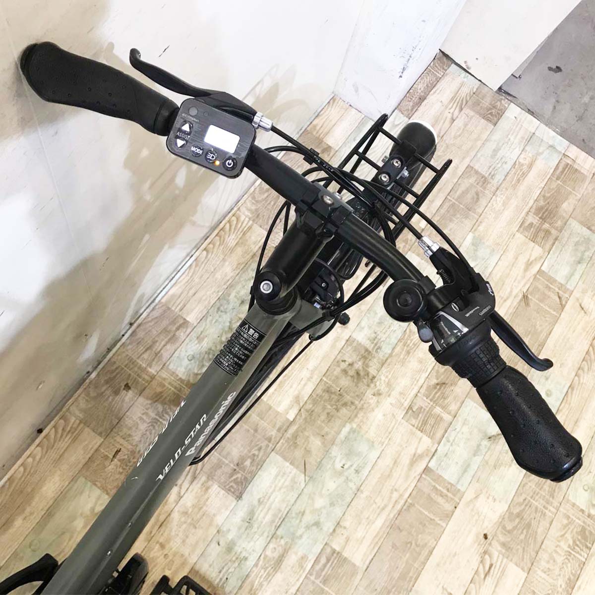 中古電動自転車 パナソニック ベロスター カーキ 700×38C KA109