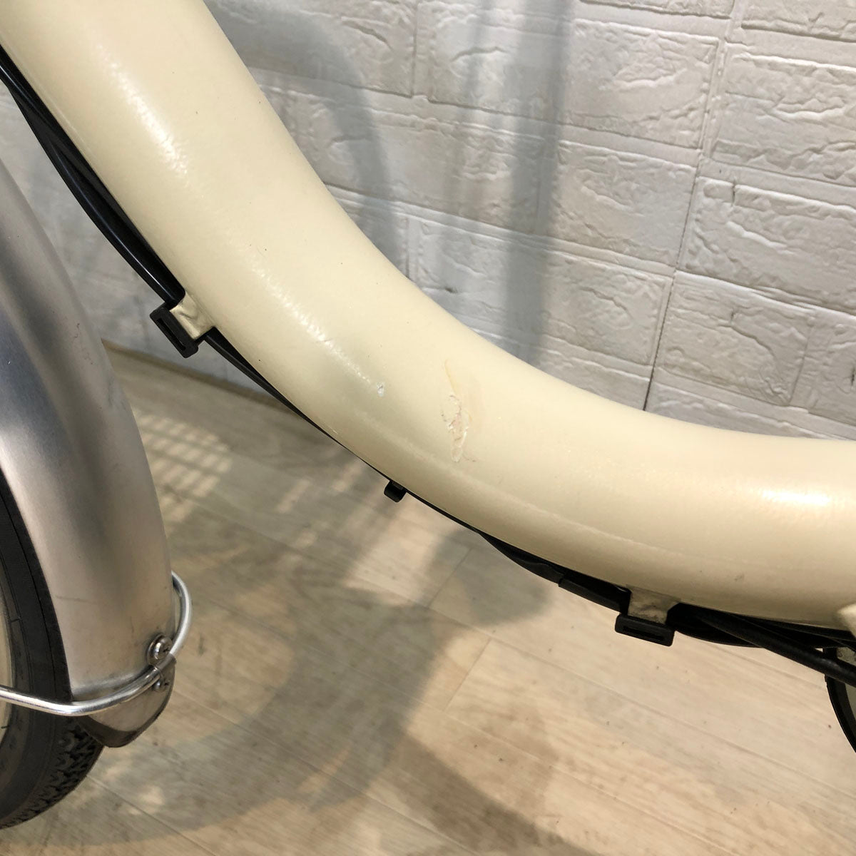 中古電動自転車 ヤマハ PAS SION U パス シオン ユー アイボリー 20インチ YB095