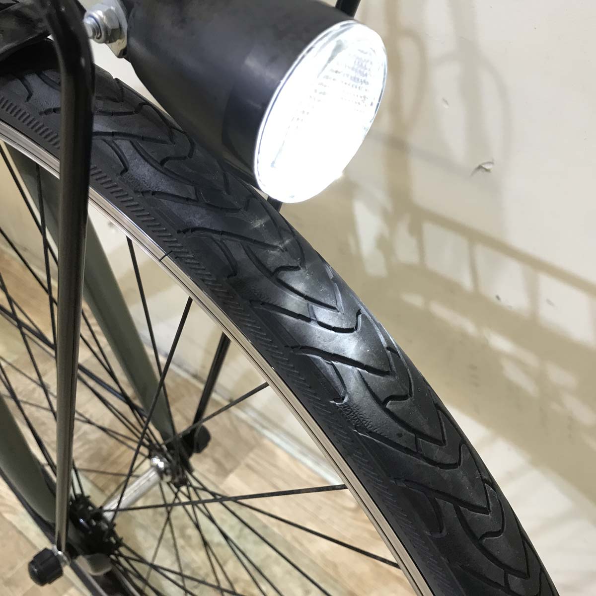 中古電動自転車 パナソニック ベロスター カーキ 700×38C KA109