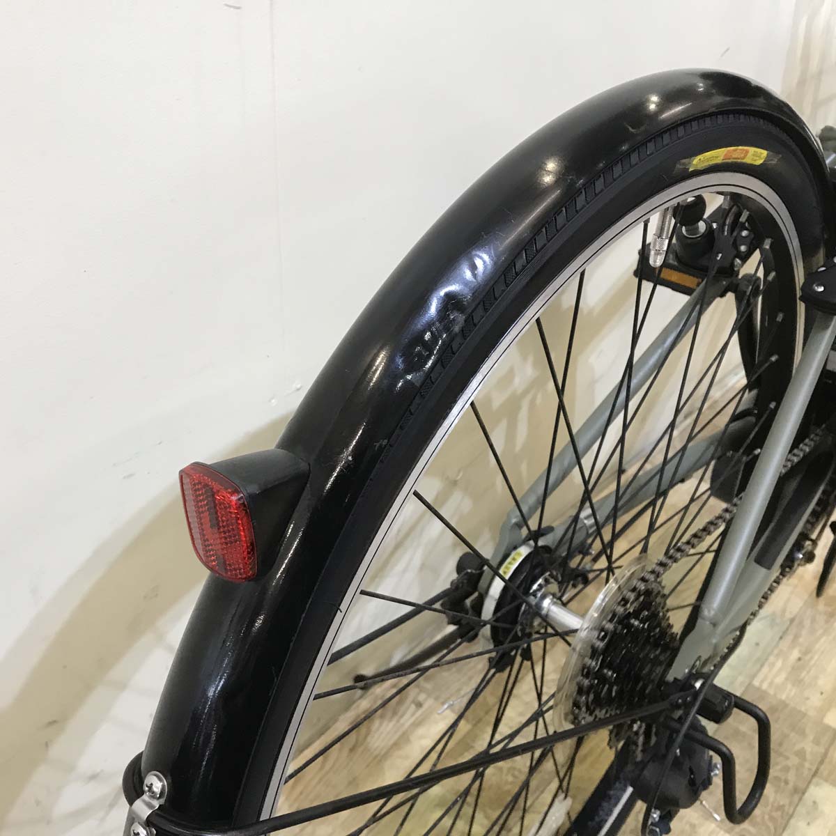 中古電動自転車 パナソニック ベロスター カーキ 700×38C KA109