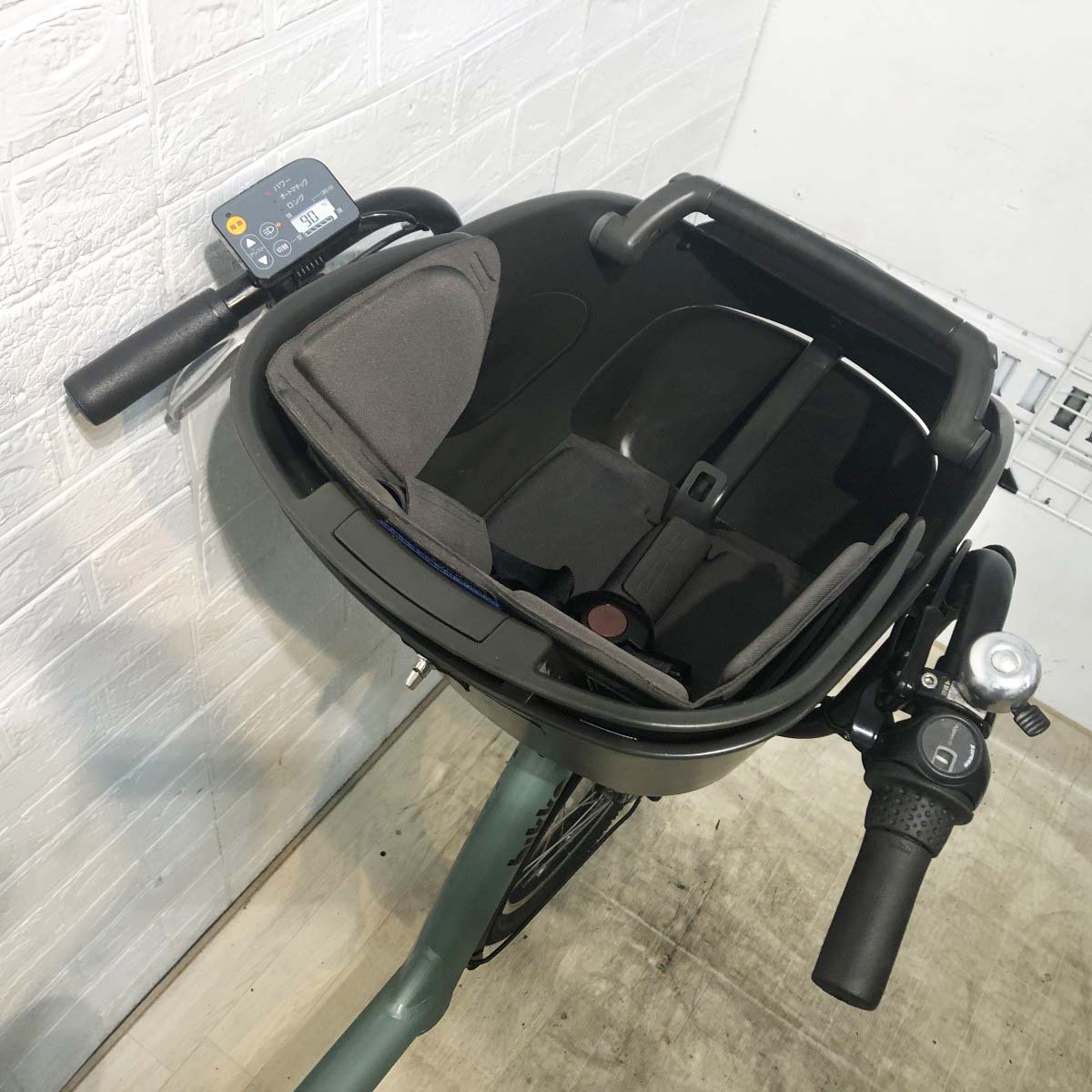 中古電動自転車 新品バッテリー ブリヂストン ビッケポーラーe グリーン 20インチ YH010