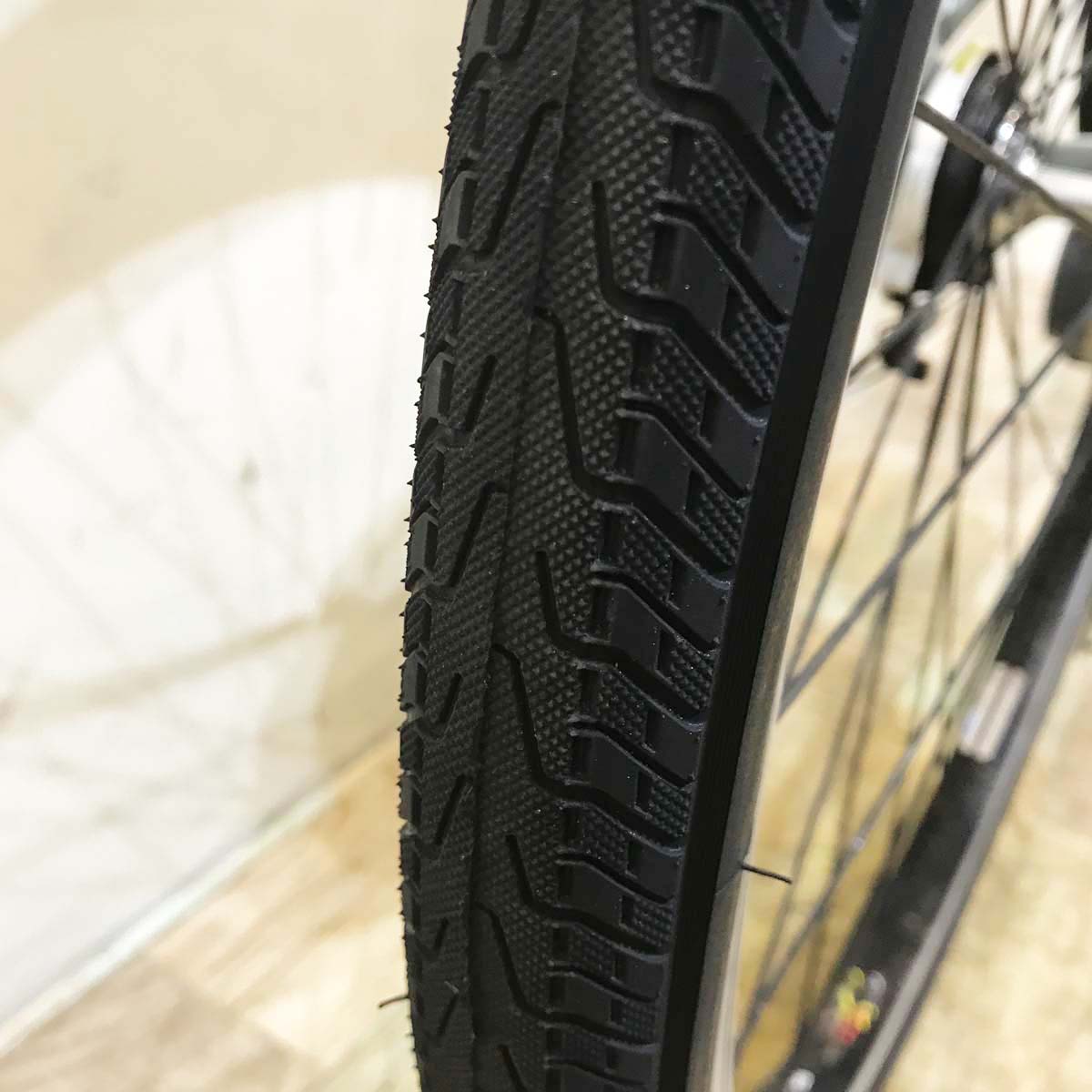中古電動自転車 パナソニック ベロスター カーキ 700×38C KA109