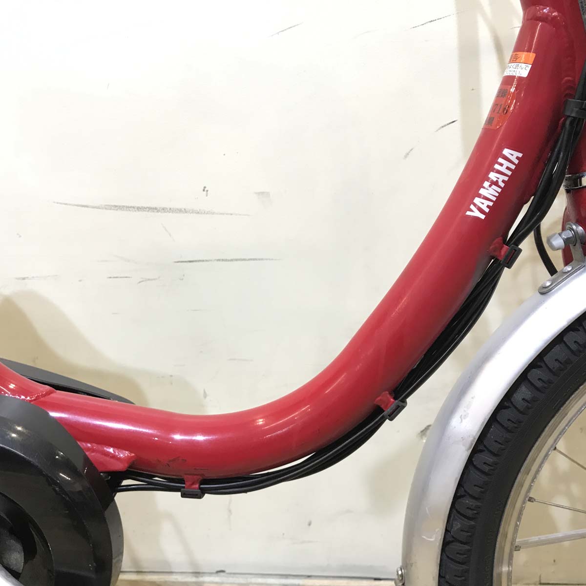 中古電動自転車 ヤマハ PAS SION U パス シオン U レッド 20インチ KA110 