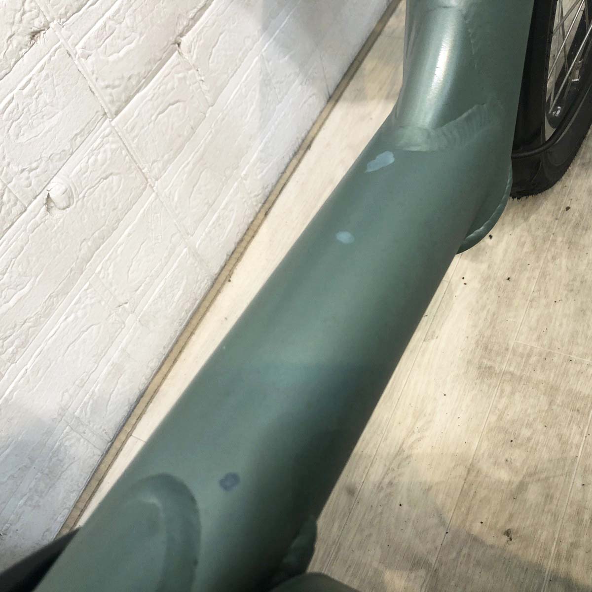 中古電動自転車 新品バッテリー ブリヂストン ビッケポーラーe グリーン 20インチ YH010