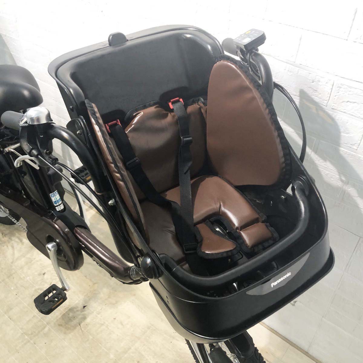 中古電動自転車 新品バッテリー パナソニック ギュットミニ ブラウン 20インチ YH011