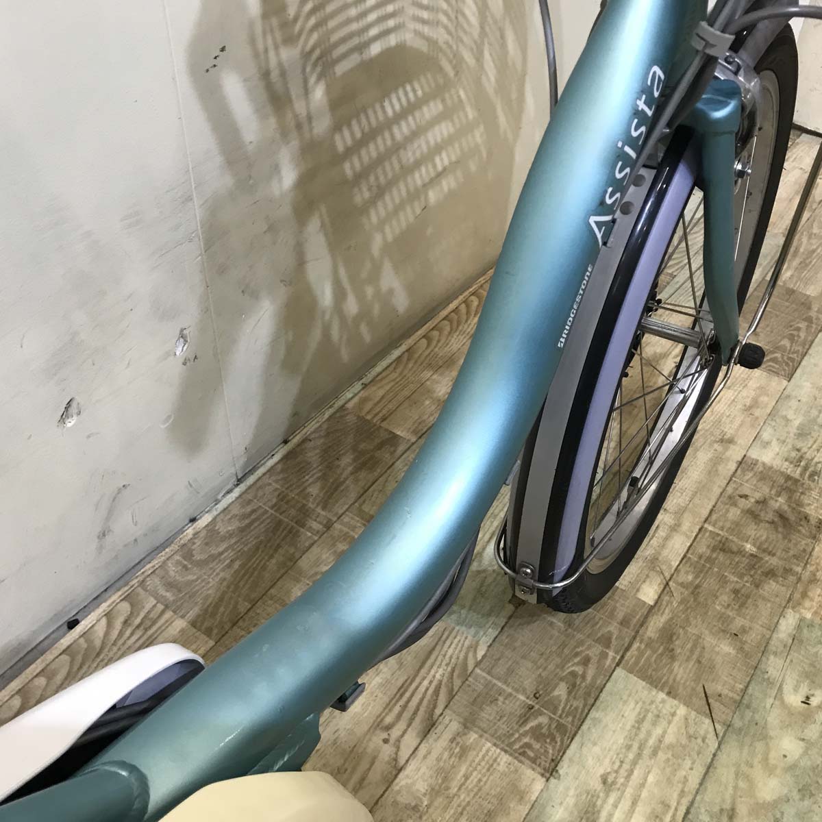 ブリヂストン アシスタ コンパクト ブルー 20インチ KA111 【中古車】