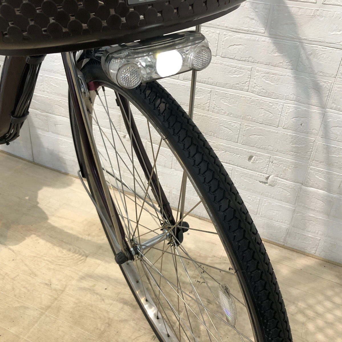 中古電動自転車 ブリヂストン アシスタ DX ブラウン 26インチ YB097