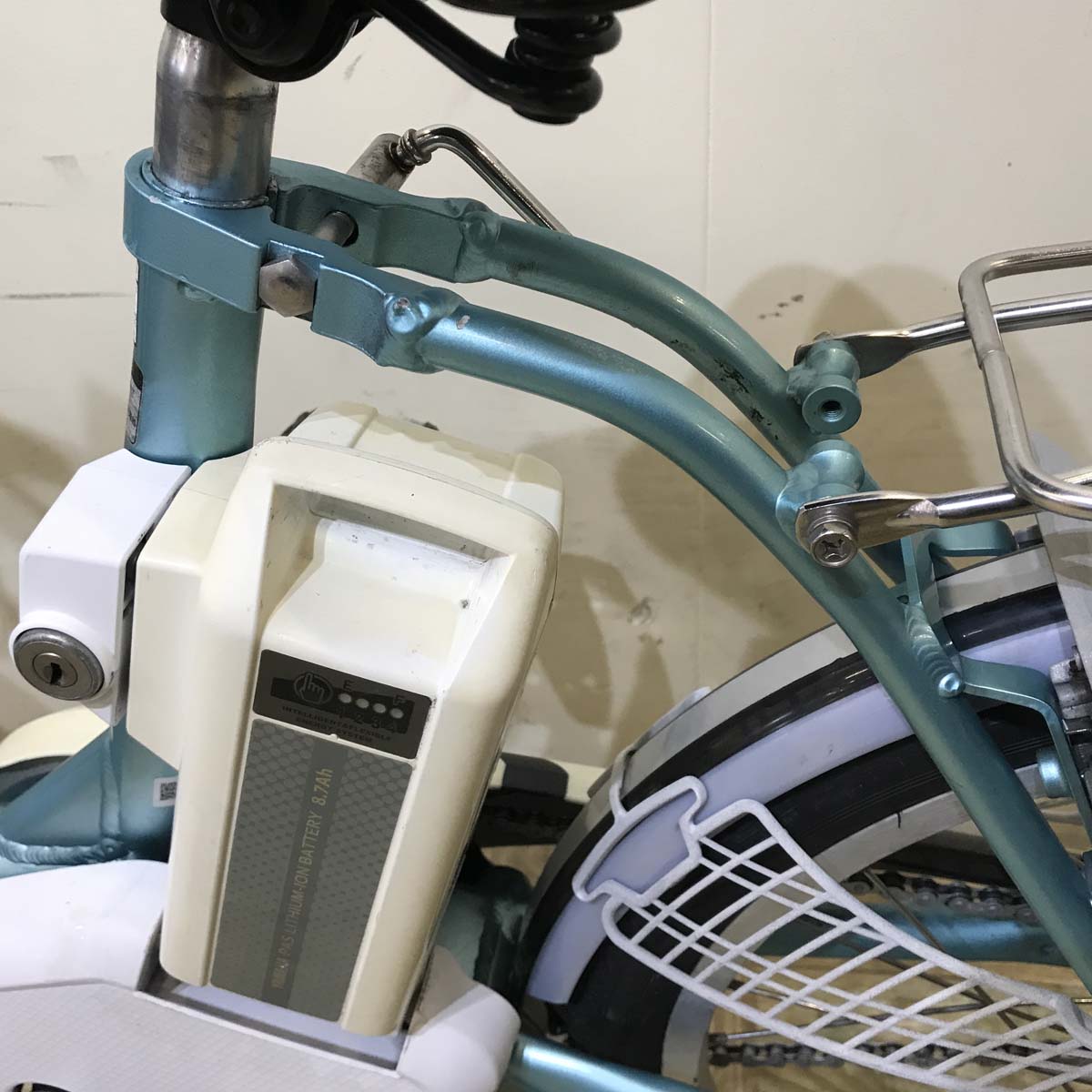 中古電動自転車 ブリヂストン アシスタ コンパクト ブルー 20インチ KA111 