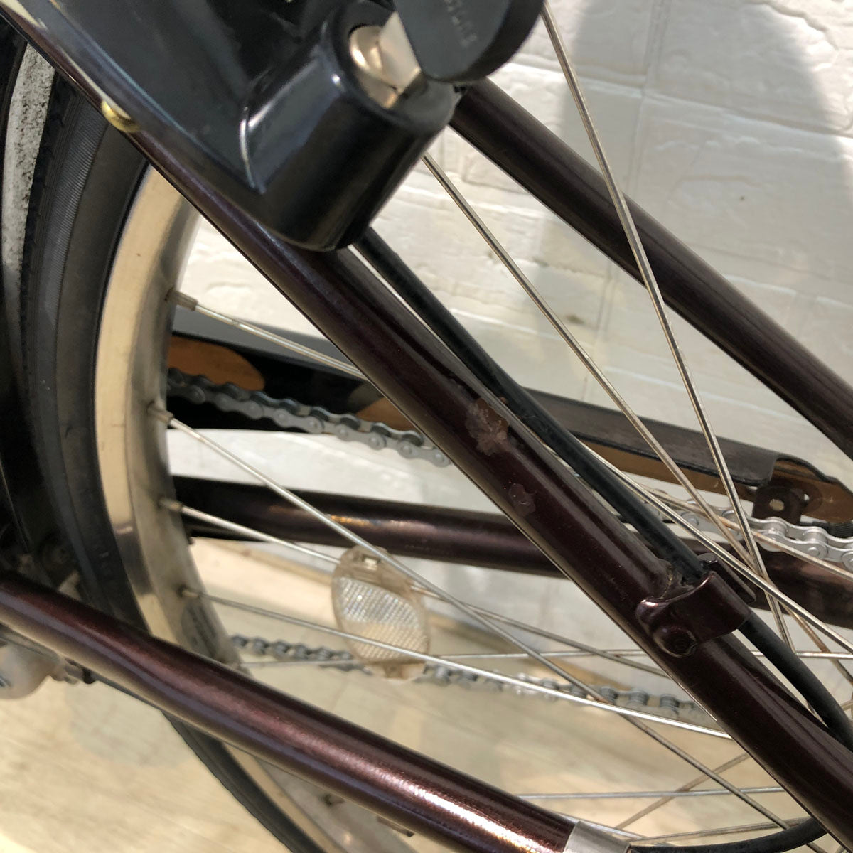 中古電動自転車 ブリヂストン アシスタ DX ブラウン 26インチ YB097