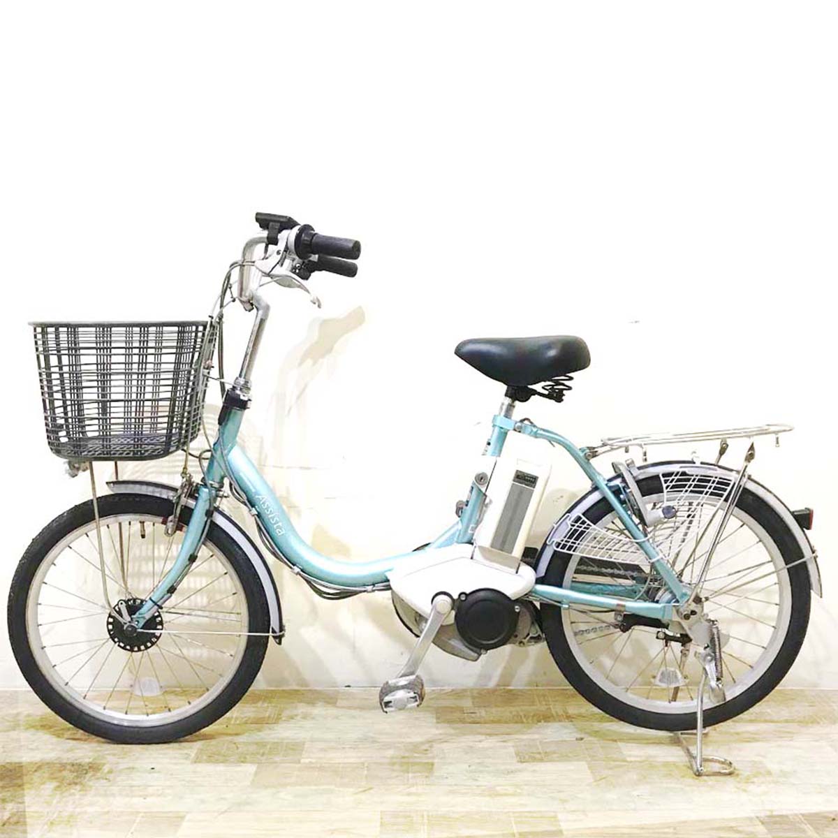 中古電動自転車 ブリヂストン アシスタ コンパクト ブルー 20インチ KA111 