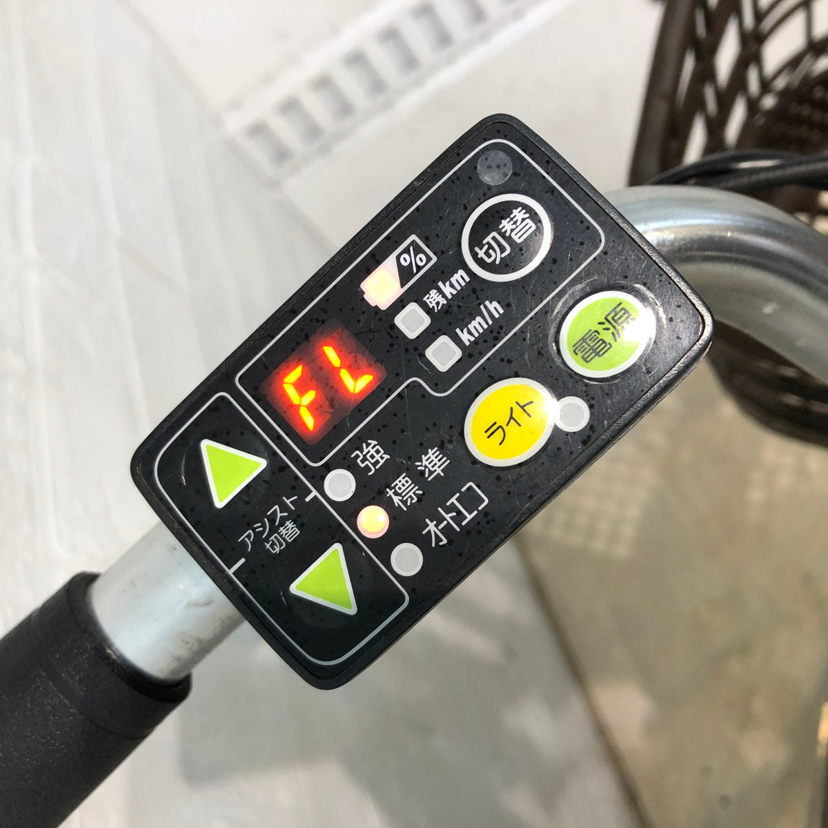 中古電動自転車 ブリヂストン アシスタ DX パープル 24インチ YB098