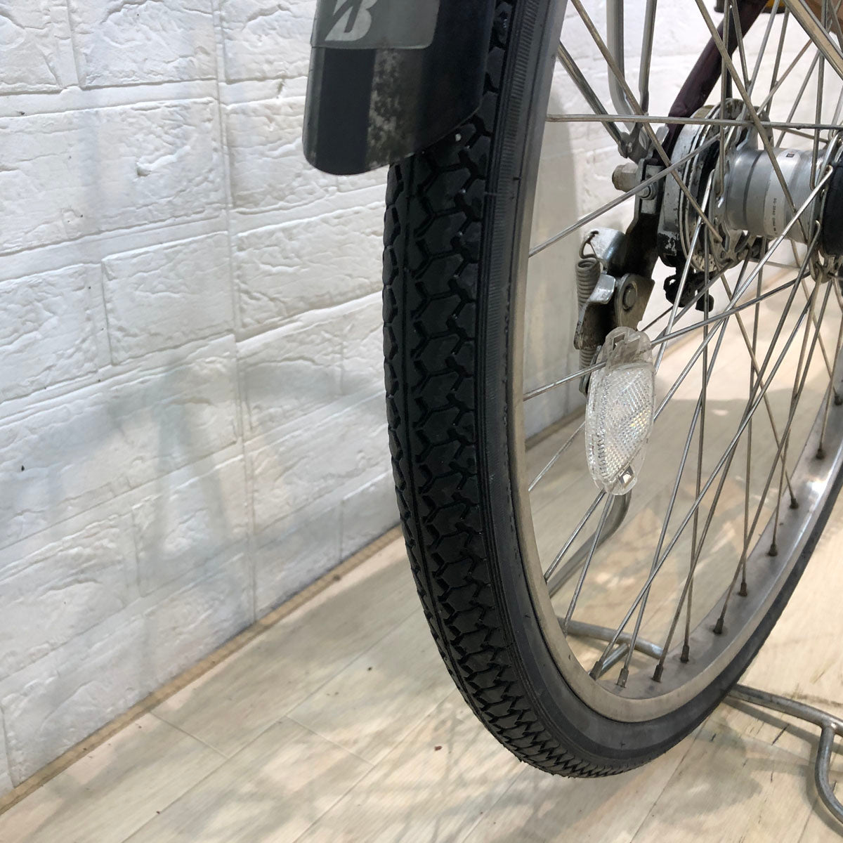 中古電動自転車 ブリヂストン アシスタ DX パープル 24インチ YB098