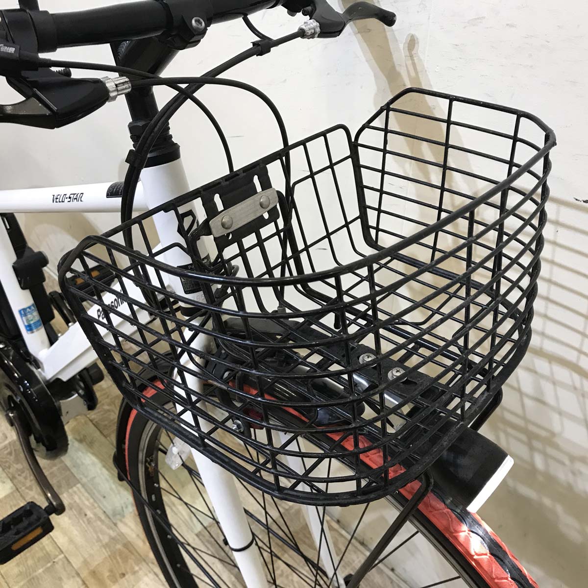 中古電動自転車 パナソニック ベロスター ホワイト 700×38C KA112 