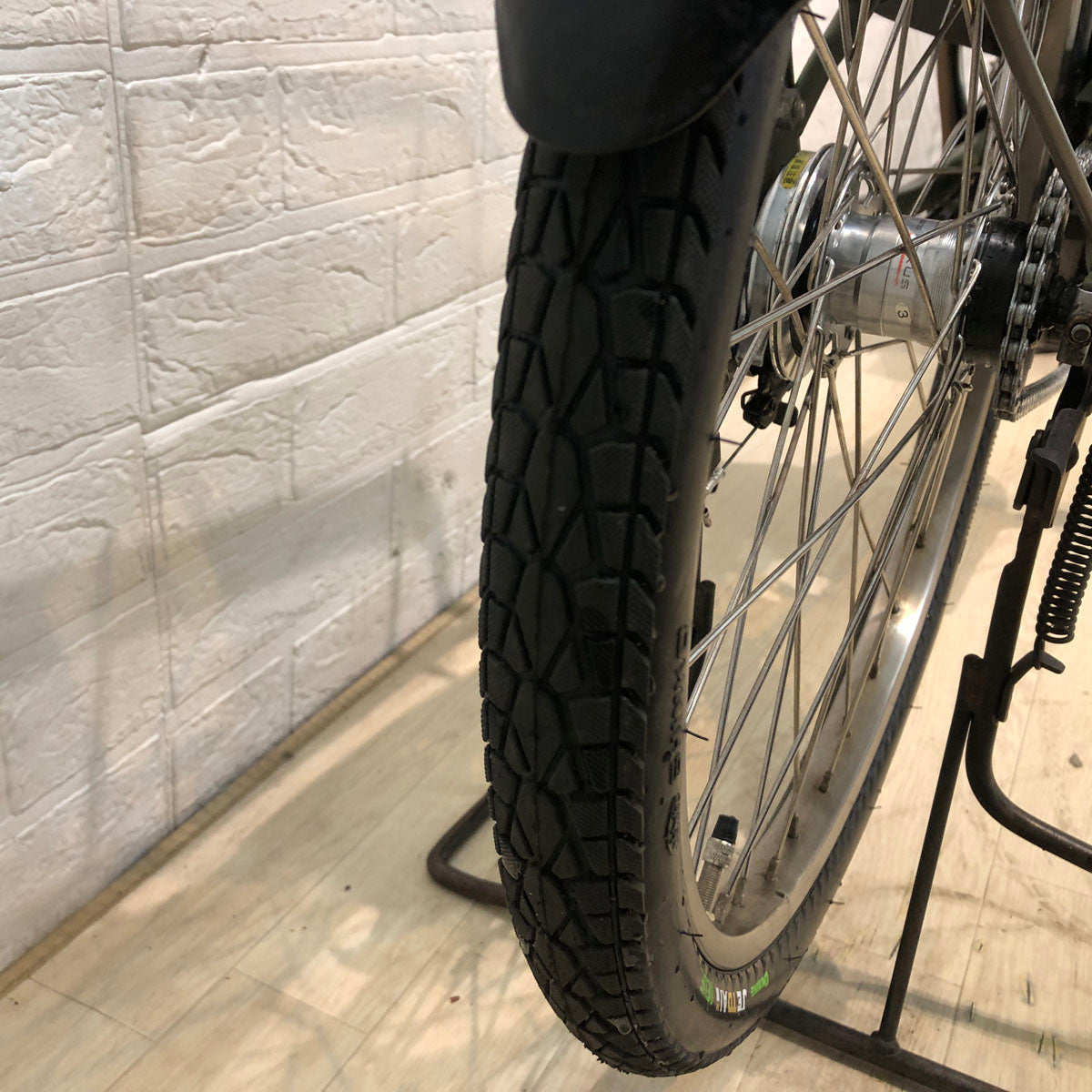 中古電動自転車 ブリヂストン アシスタ DX パープル 24インチ YB098