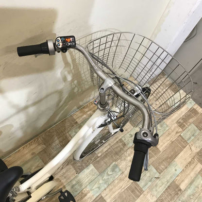 ブリヂストン アシスタ ポルク ホワイト 26インチ KR124 【中古車】