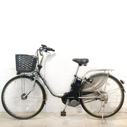 新品バッテリー パナソニック ビビ DX シルバー 26インチ YU120 【中古車】