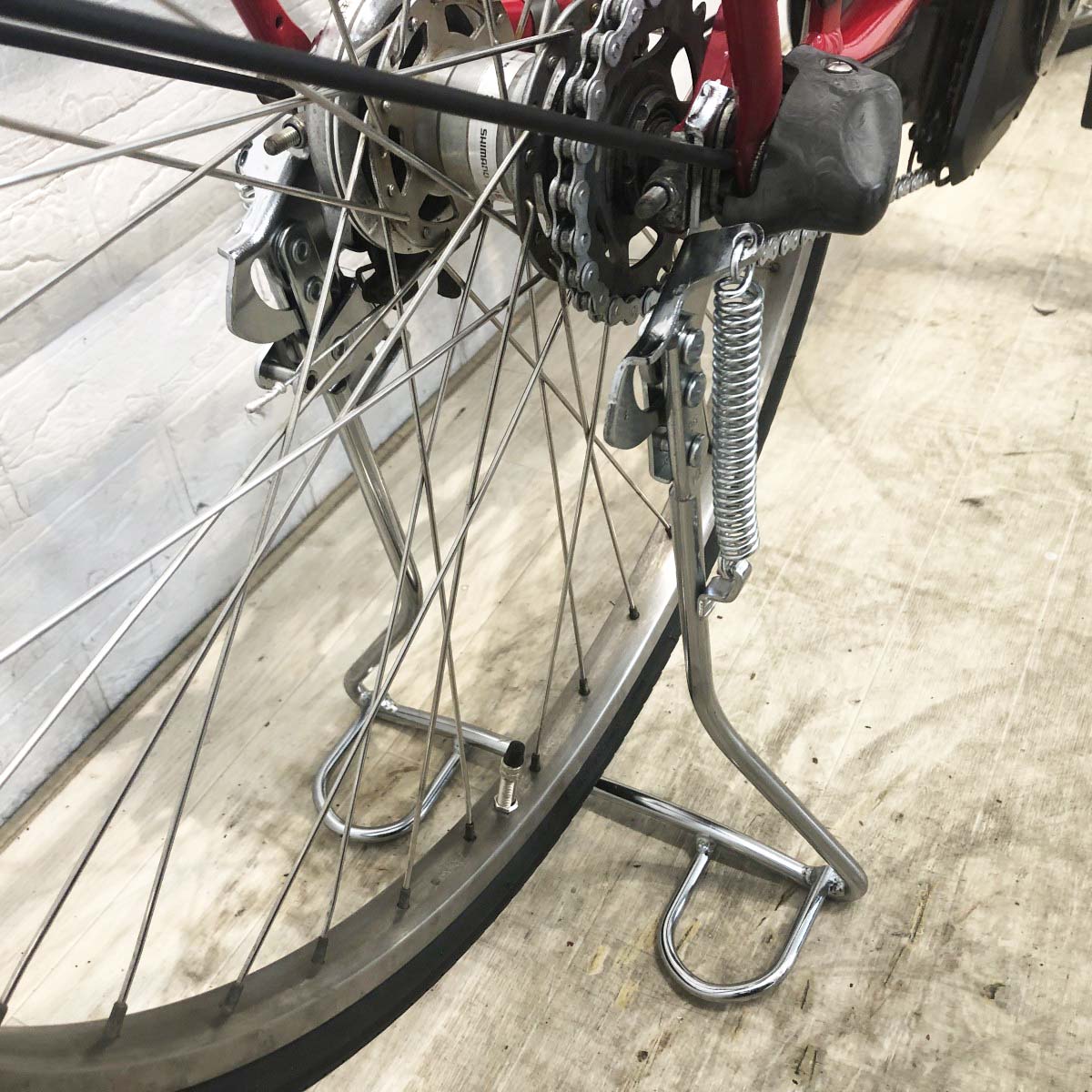 中古電動自転車 ヤマハ PAS アミ レッド 26インチ YH014