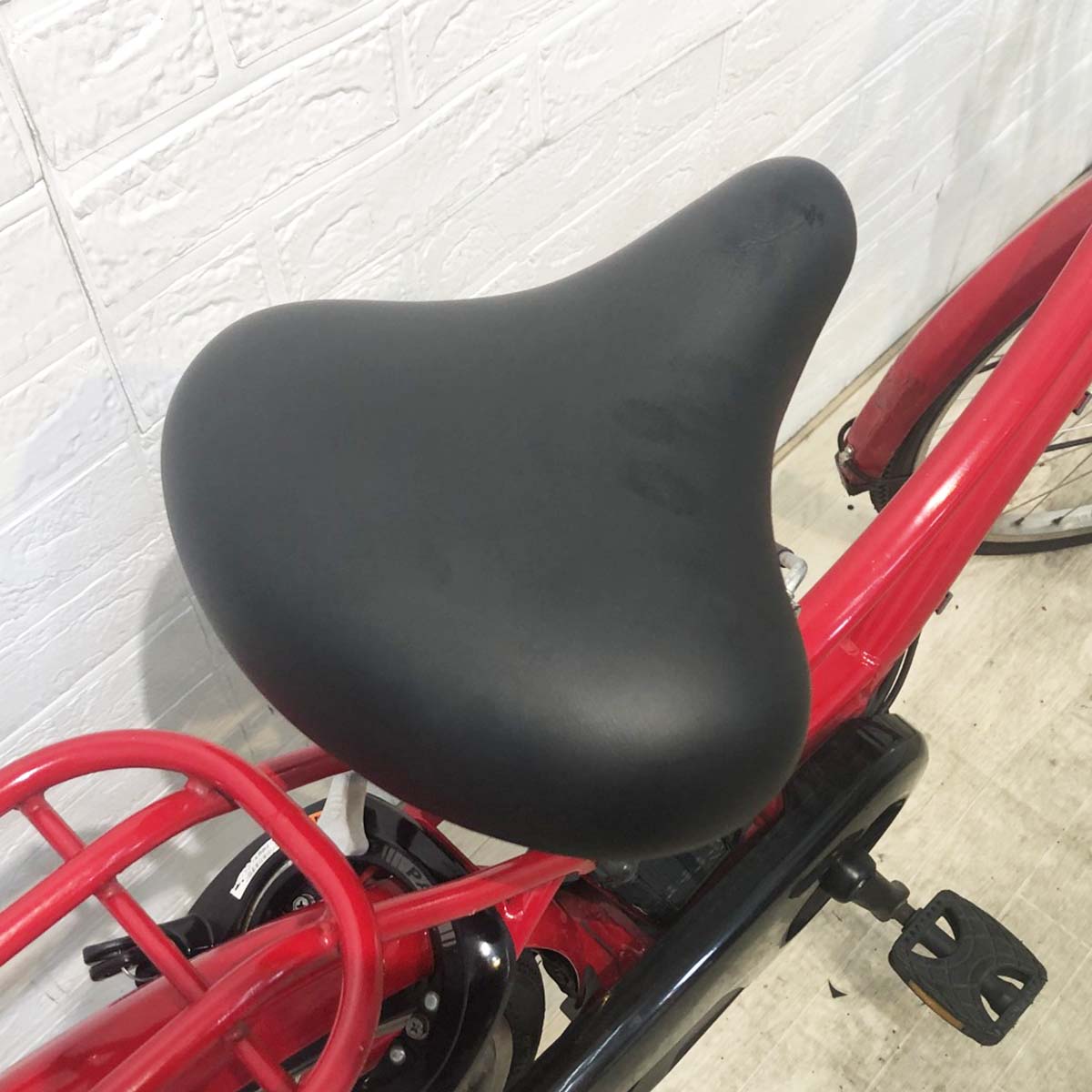 中古電動自転車 ヤマハ PAS アミ レッド 26インチ YH014