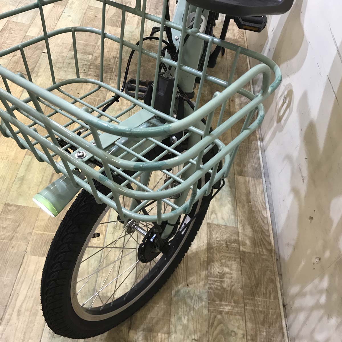 中古電動自転車 ブリヂストン bikke 2 e ビッケ ツー イー グリーン 20インチ KF135