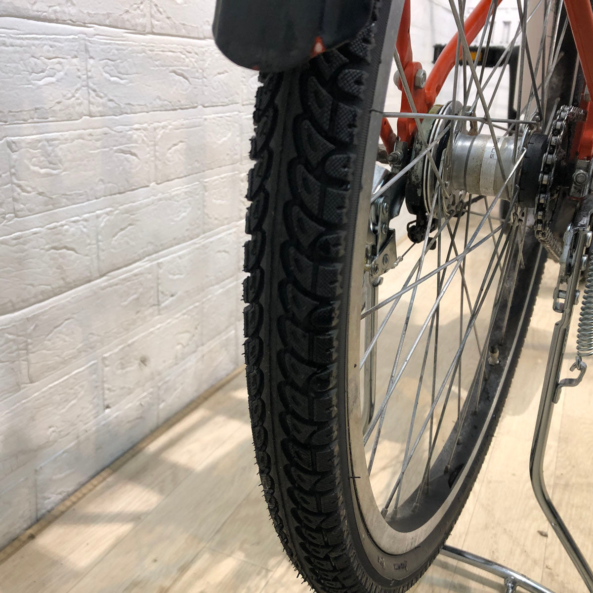 中古電動自転車 ブリヂストン ステップクルーズ e オレンジ 26インチ