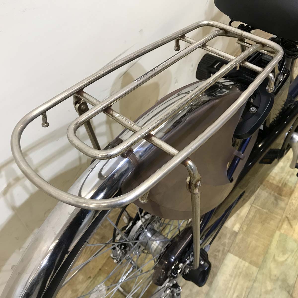 中古電動自転車 パナソニック ビビ DX ネイビー 26インチ KF136 