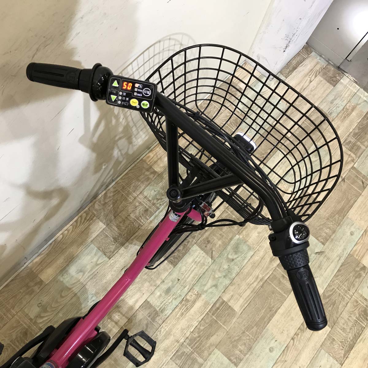 ブリヂストン アシスタファイン ミニ ピンク 前20×後18インチ KSR098【中古車】
