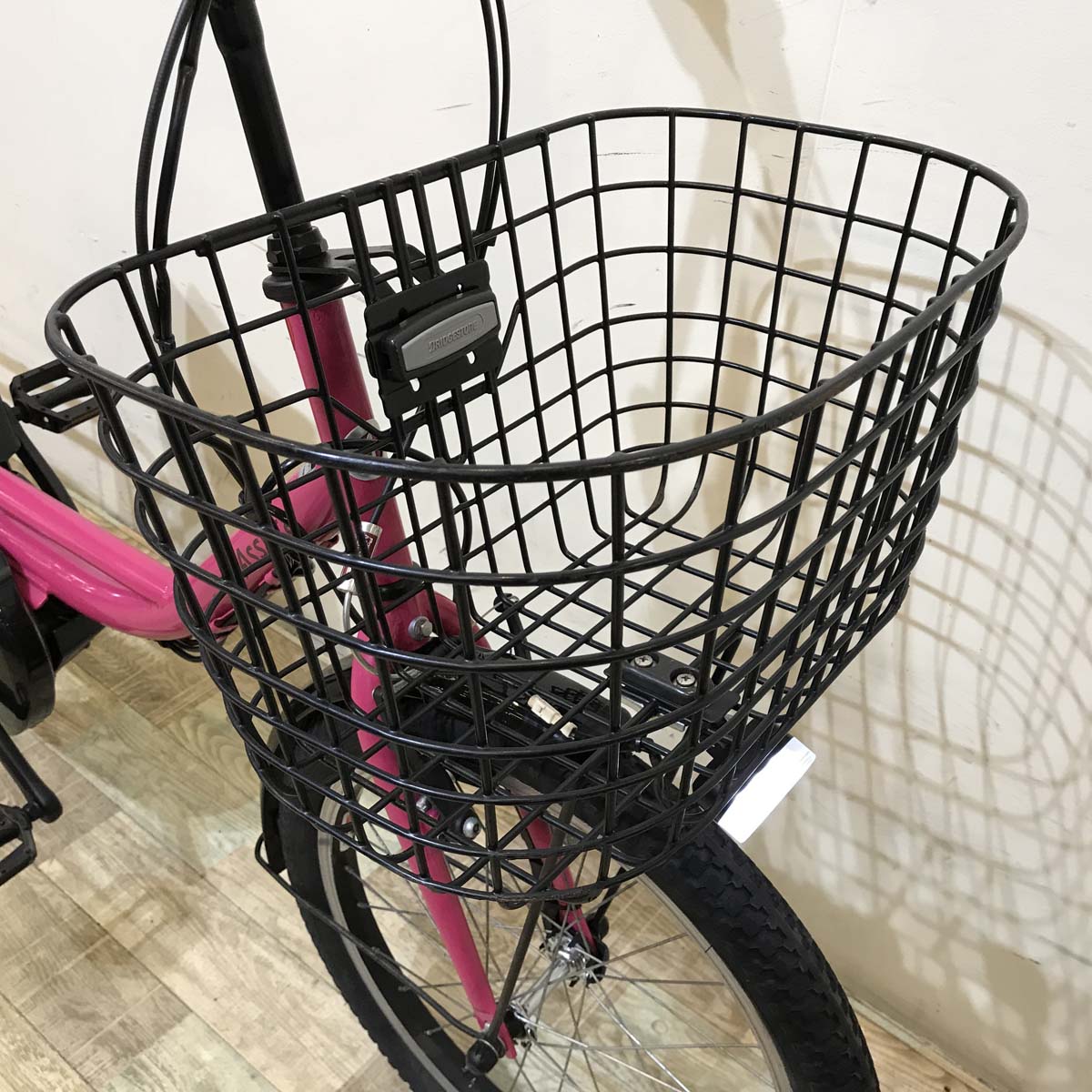 ブリヂストン アシスタファイン ミニ ピンク 前20×後18インチ KSR098【中古車】