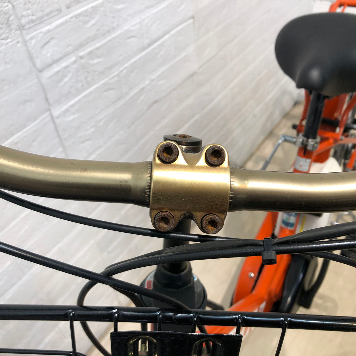 中古電動自転車 ブリヂストン ステップクルーズ e オレンジ 26インチ YB101