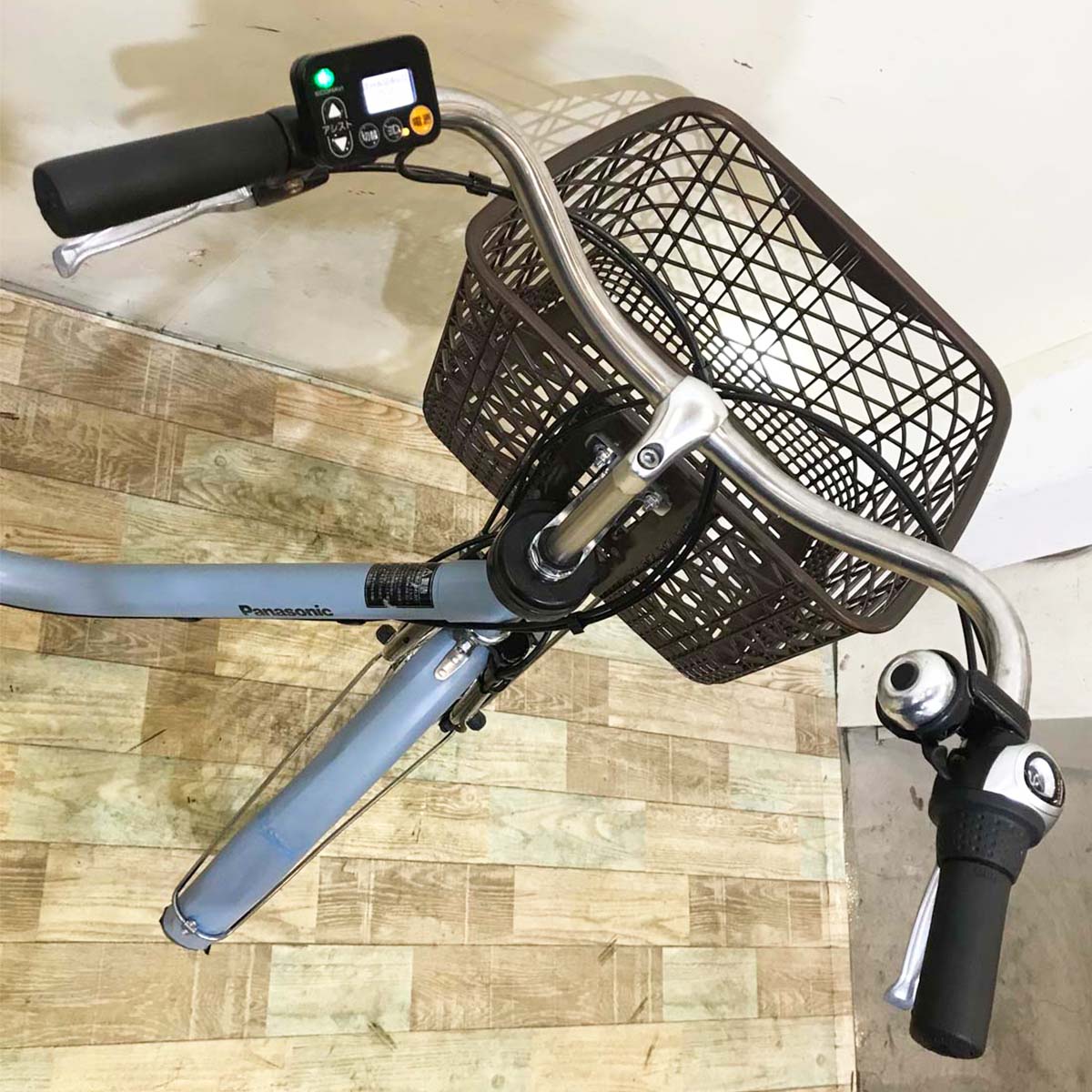 中古電動自転車  パナソニック ビビ スタイル ブルー 26インチ KA116