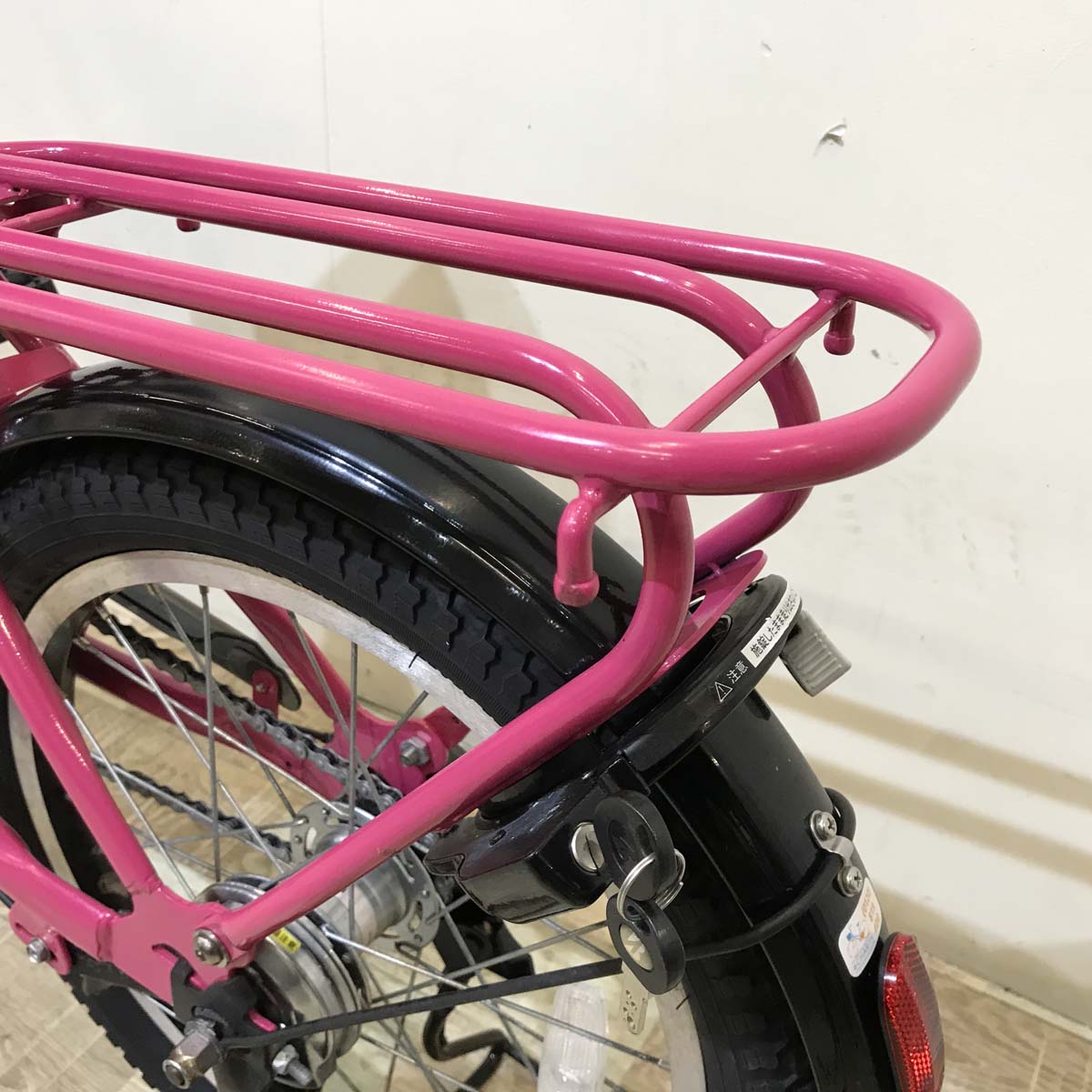 ブリヂストン アシスタファイン ミニ ピンク 前20×後18インチ KSR098【中古車】