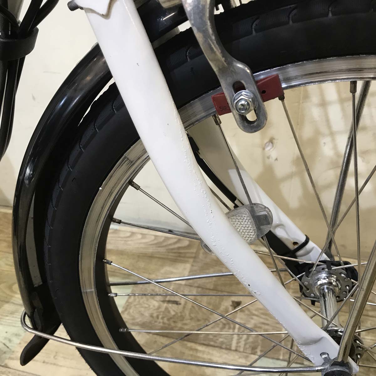 中古電動自転車 ヤマハ PAS CITY C パス シティ シー ホワイト 20インチ KA117 