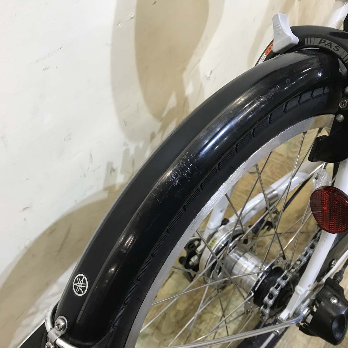 中古電動自転車 ヤマハ PAS CITY C パス シティ シー ホワイト 20インチ KA117 