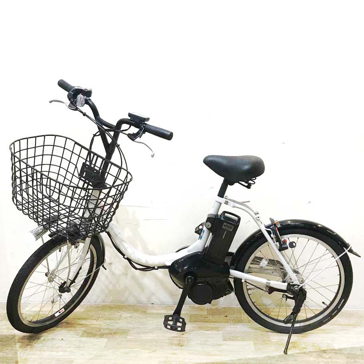 中古電動自転車 ヤマハ PAS CITY C パス シティ シー ホワイト 20インチ KA117 