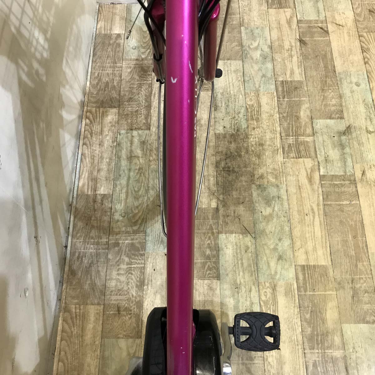 中古電動自転車 ヤマハ PAS CITY S5 パス シティ S5 ピンク 27インチ KF138