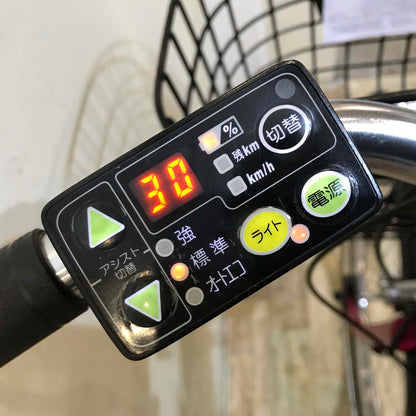【１万円引き！】ヤマハ PAS CITY S5 パス シティ S5 ピンク 27インチ KF138 【中古車】