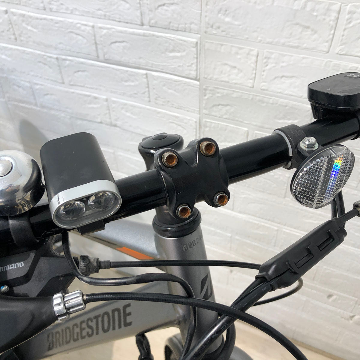 中古電動自転車 ブリヂストン TB1e グレー 27インチ SR411Y