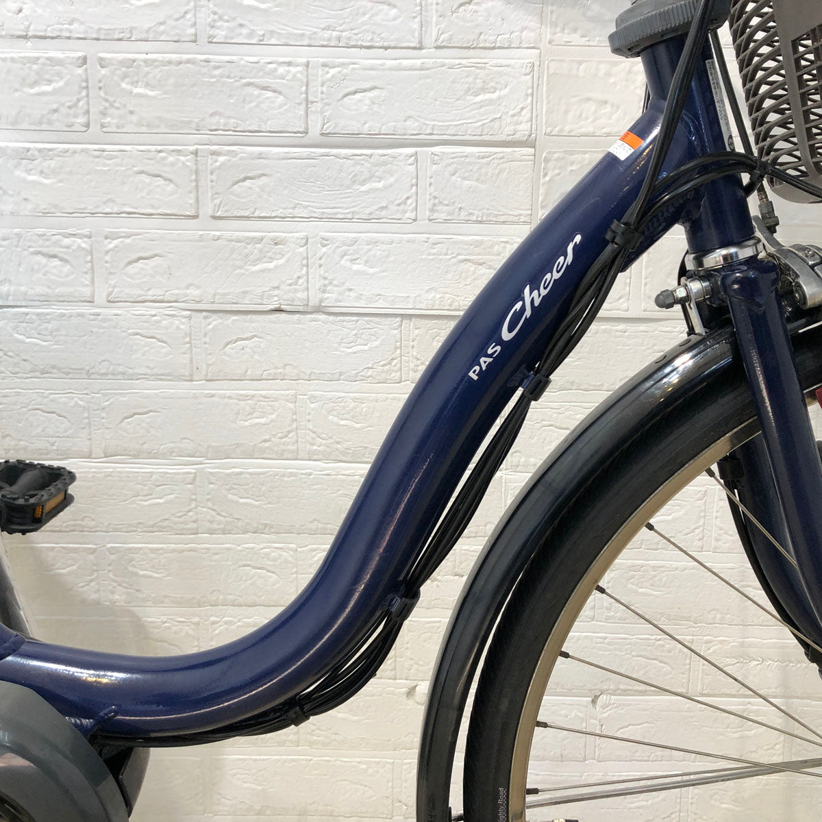 中古電動自転車 ヤマハ PAS Cheer パス チア ネイビー 26インチ YC001