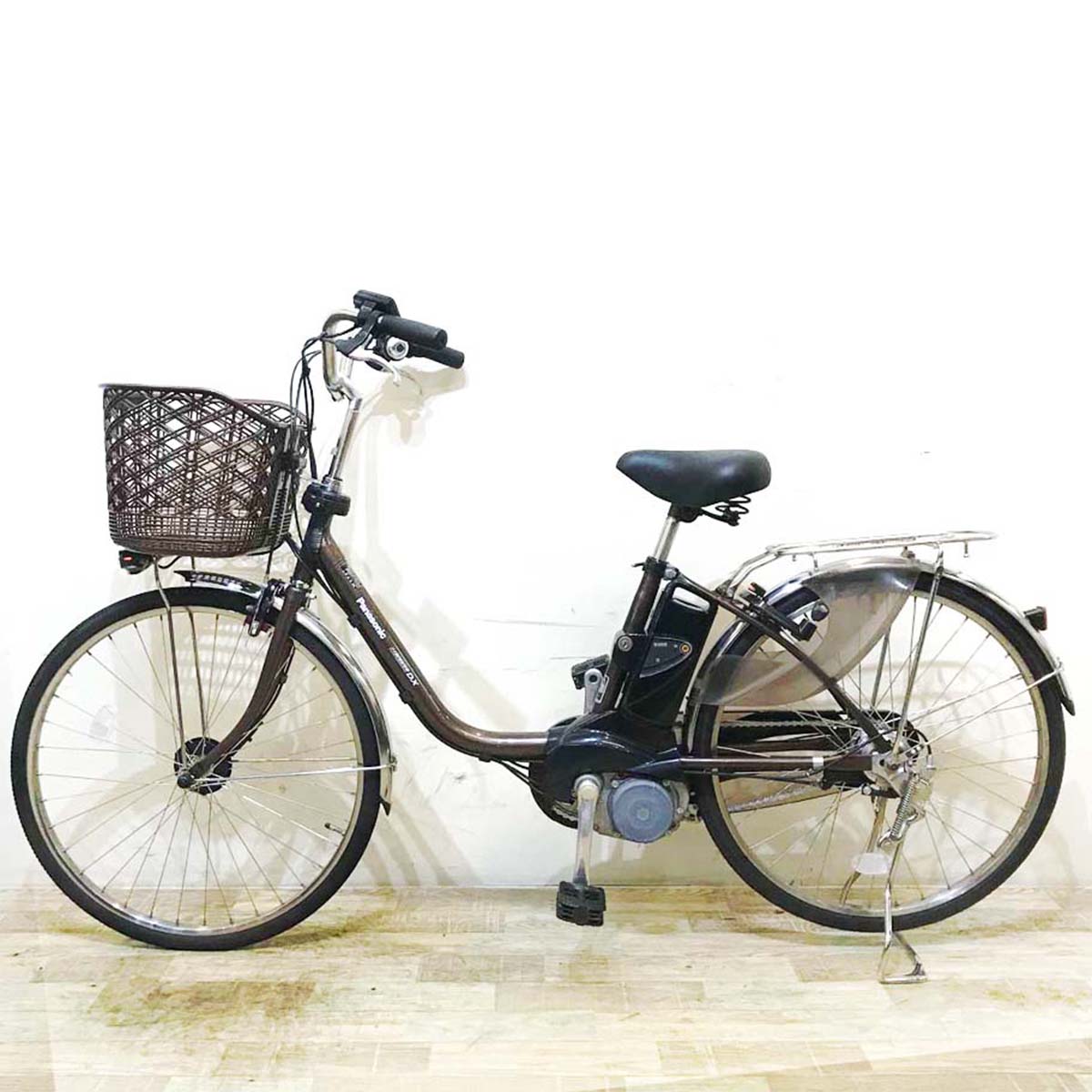 中古電動自転車  パナソニック ビビ DX ブラウン 24インチ KA118