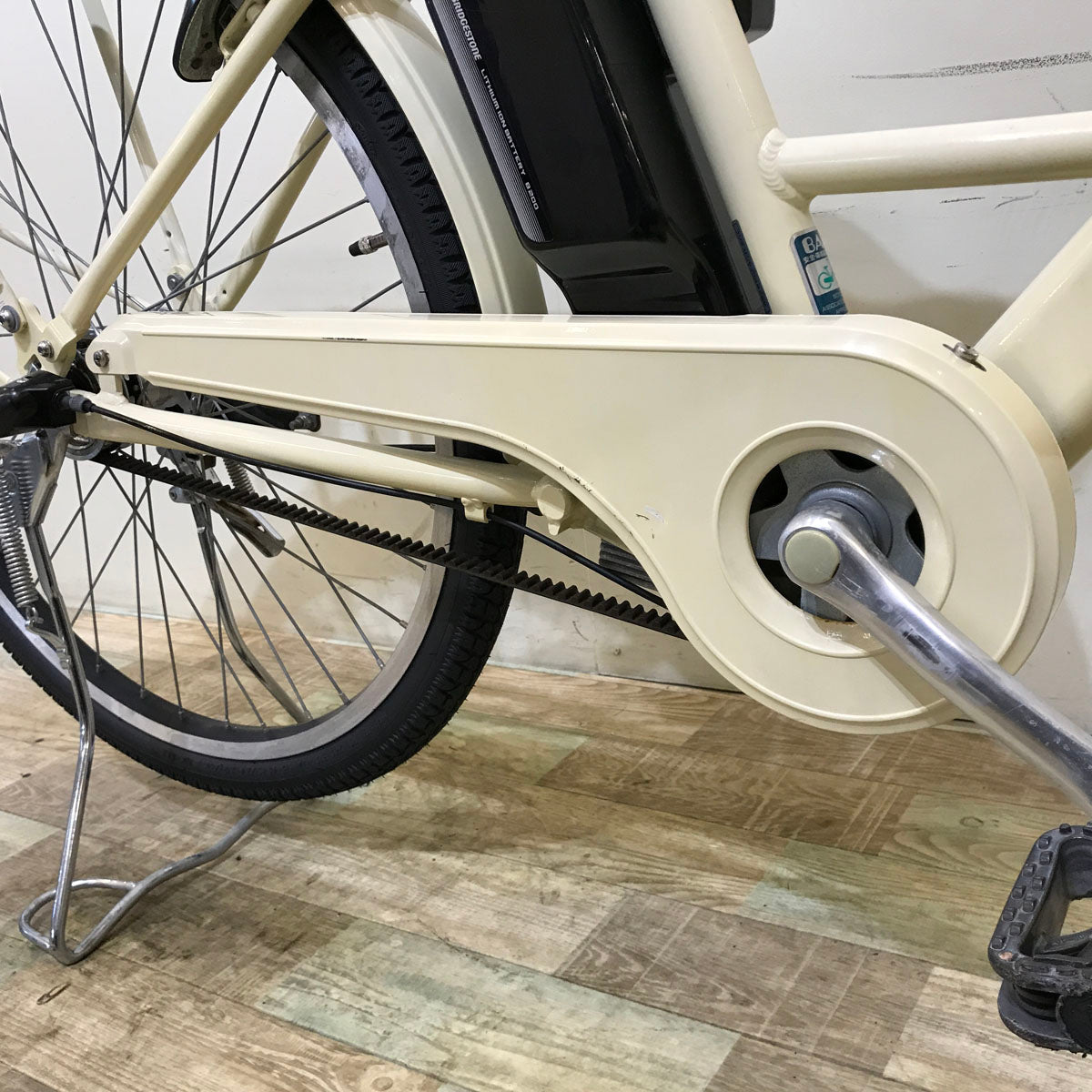 ブリヂストン ステップクルーズ e ベージュ 26インチ KW058 【中古車】