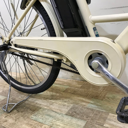 ブリヂストン ステップクルーズ e ベージュ 26インチ KW058 【中古車】