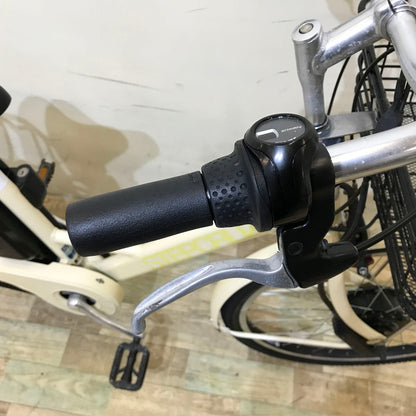 ブリヂストン ステップクルーズ e ベージュ 26インチ KW058 【中古車】