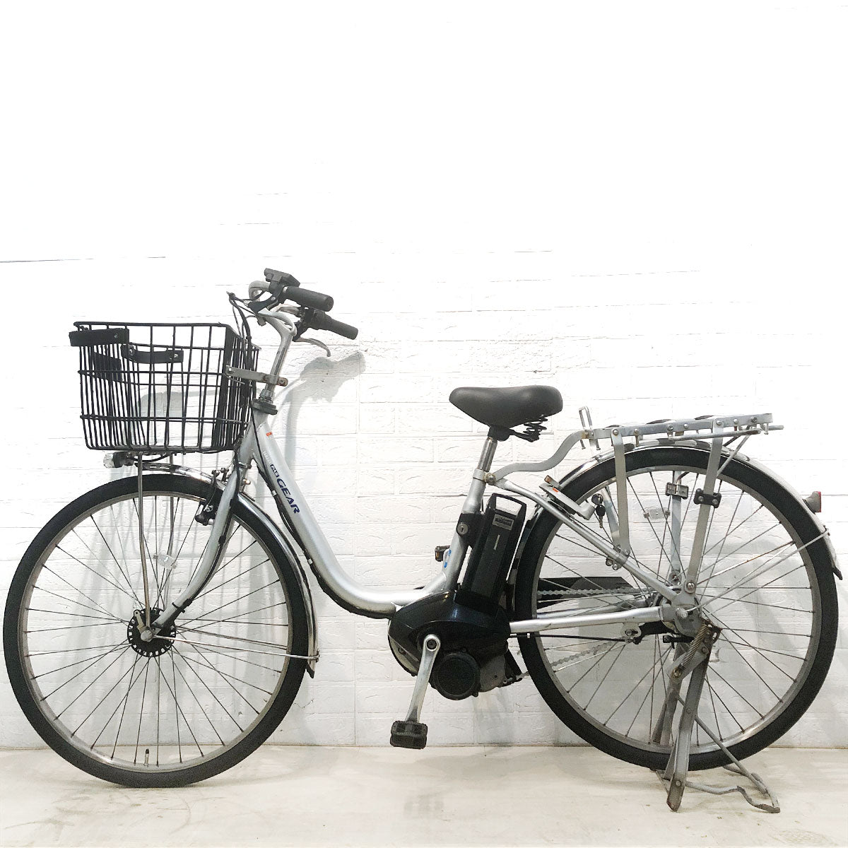 中古電動自転車 ヤマハ PAS ギアU シルバー 26インチ YH019