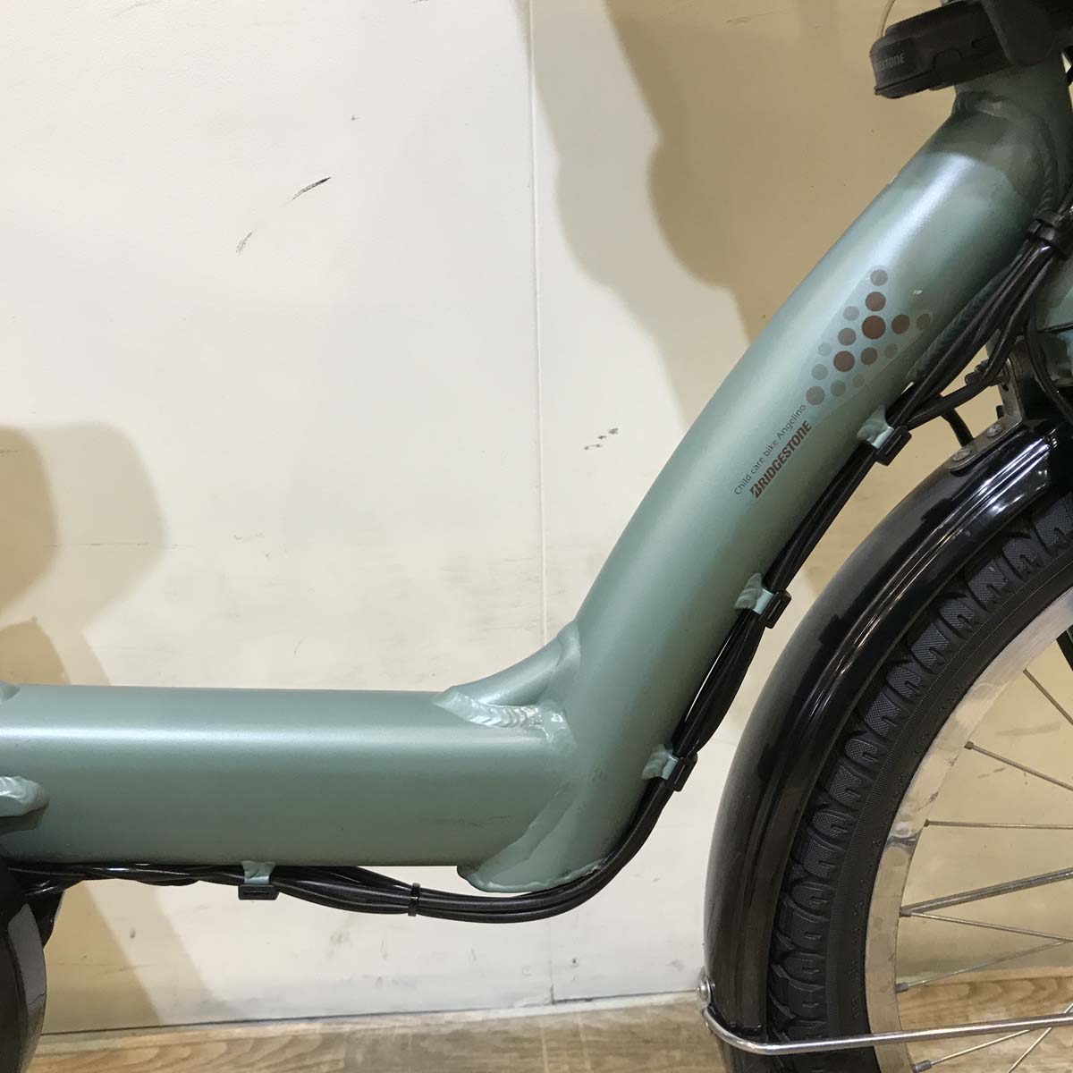 中古電動自転車 ブリヂストン アンジェリーノ プティット e グリーン 20インチ KF139