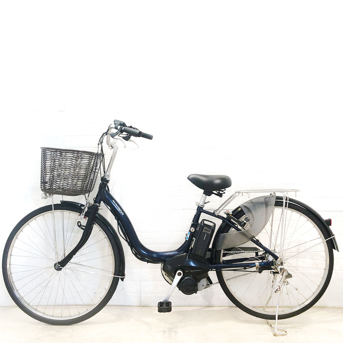 中古電動自転車 ヤマハ PAS ナチュラ XL ブルー 26インチ YC002