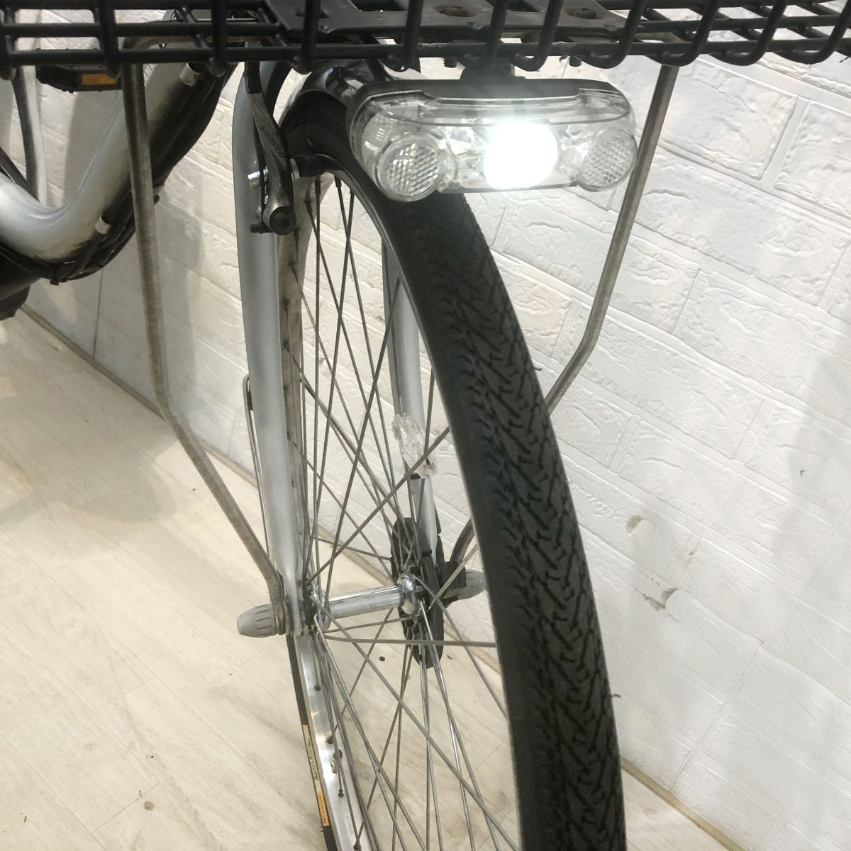 中古電動自転車 ヤマハ PAS ギアU シルバー 26インチ YH019