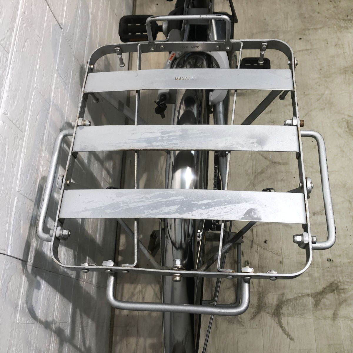 中古電動自転車 ヤマハ PAS ギアU シルバー 26インチ YH019
