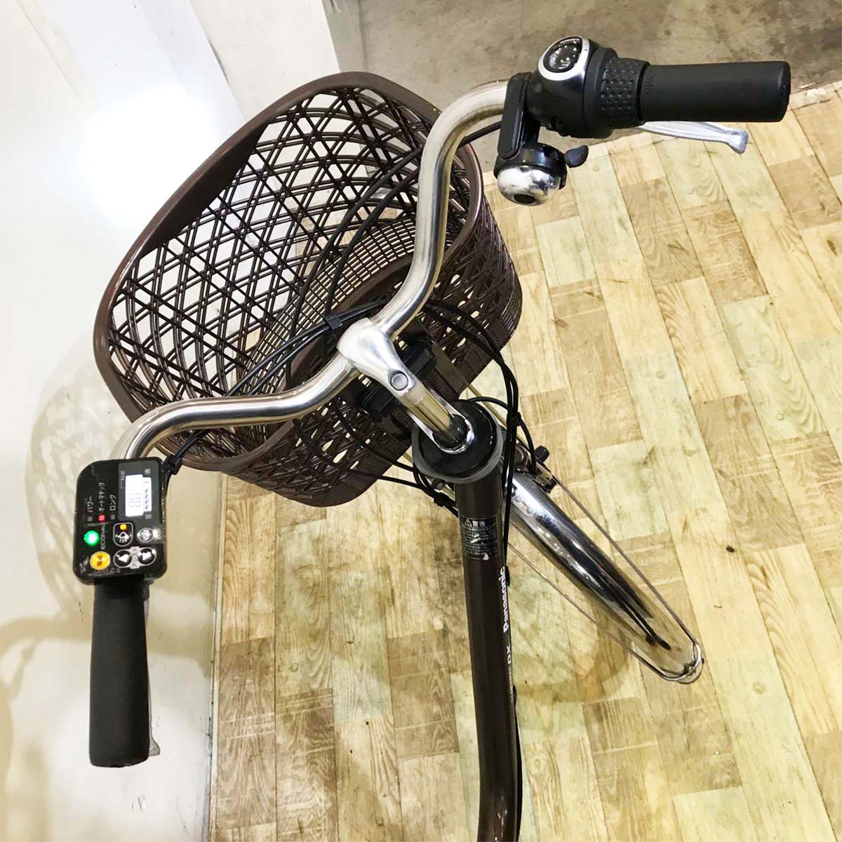 中古電動自転車 パナソニック ビビ DX ブラウン 26インチ KF140 
