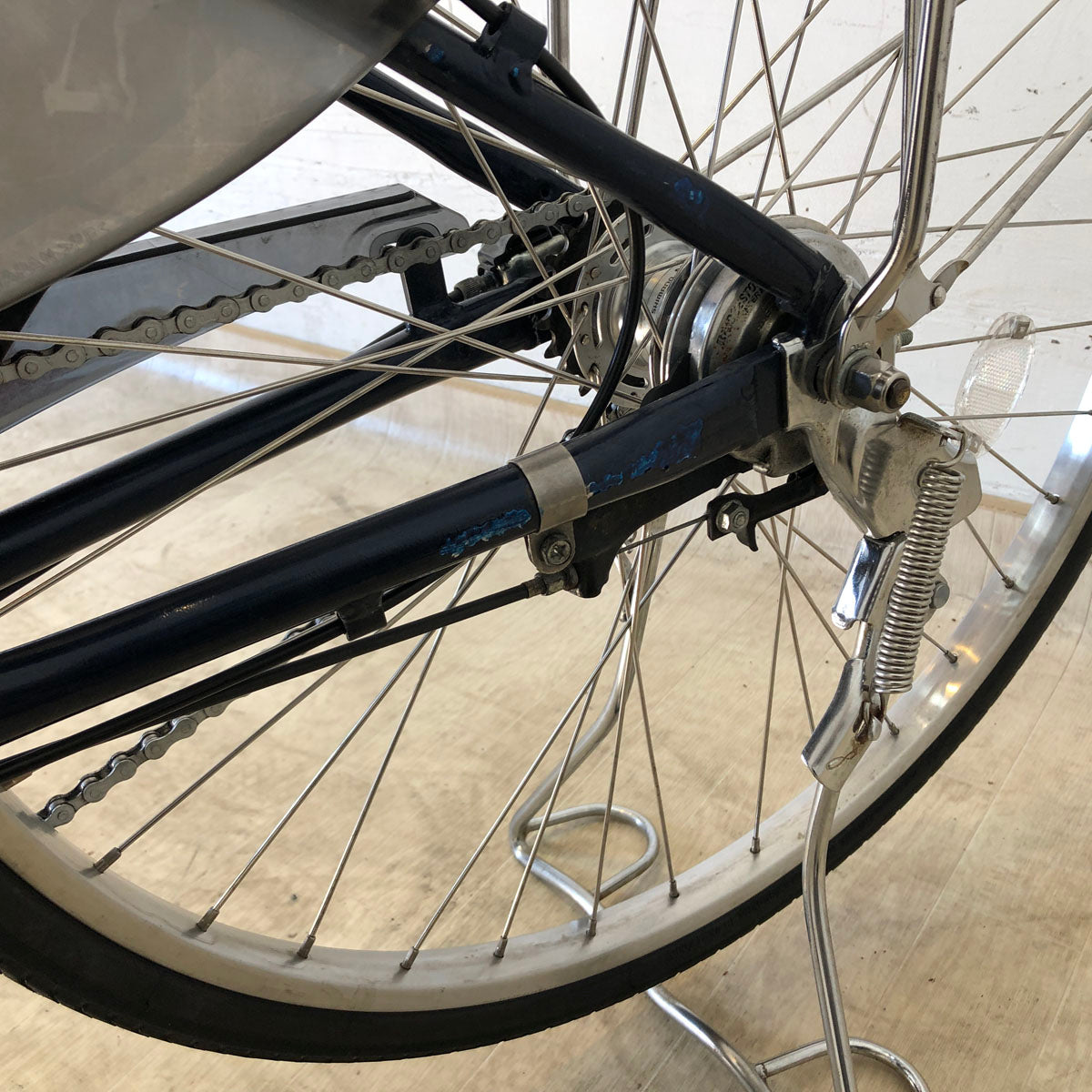 中古電動自転車 ヤマハ PAS ナチュラ XL ブルー 26インチ YC002