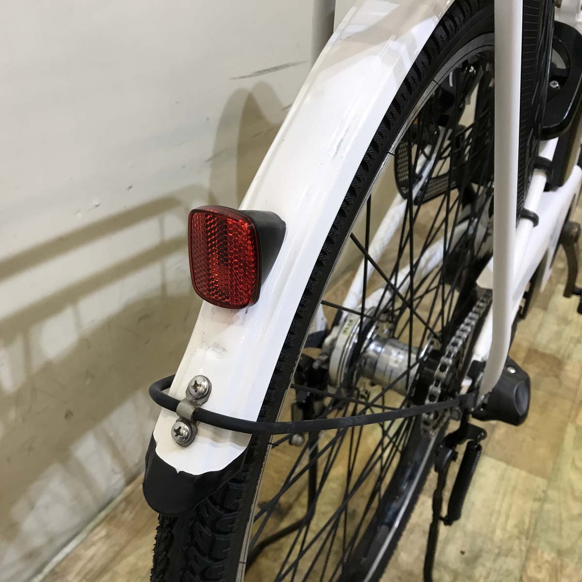 中古電動自転車 パナソニック TIMO S ティモ S ホワイト 26インチ KG001 