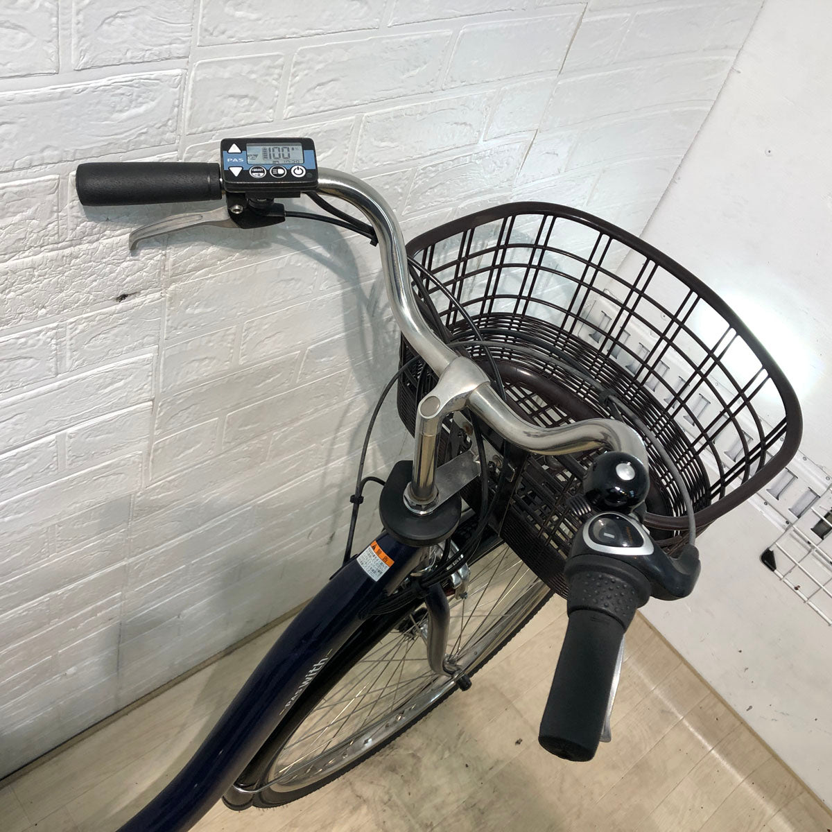 中古電動自転車 ヤマハ PAS With パス ウィズ ネイビー 26インチ YC005 